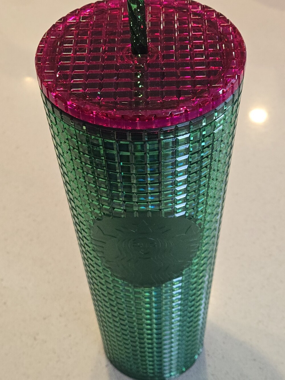 2023 Starbucks Spring Collection Watermelon Grid Cold Cup Tumbler - 24oz